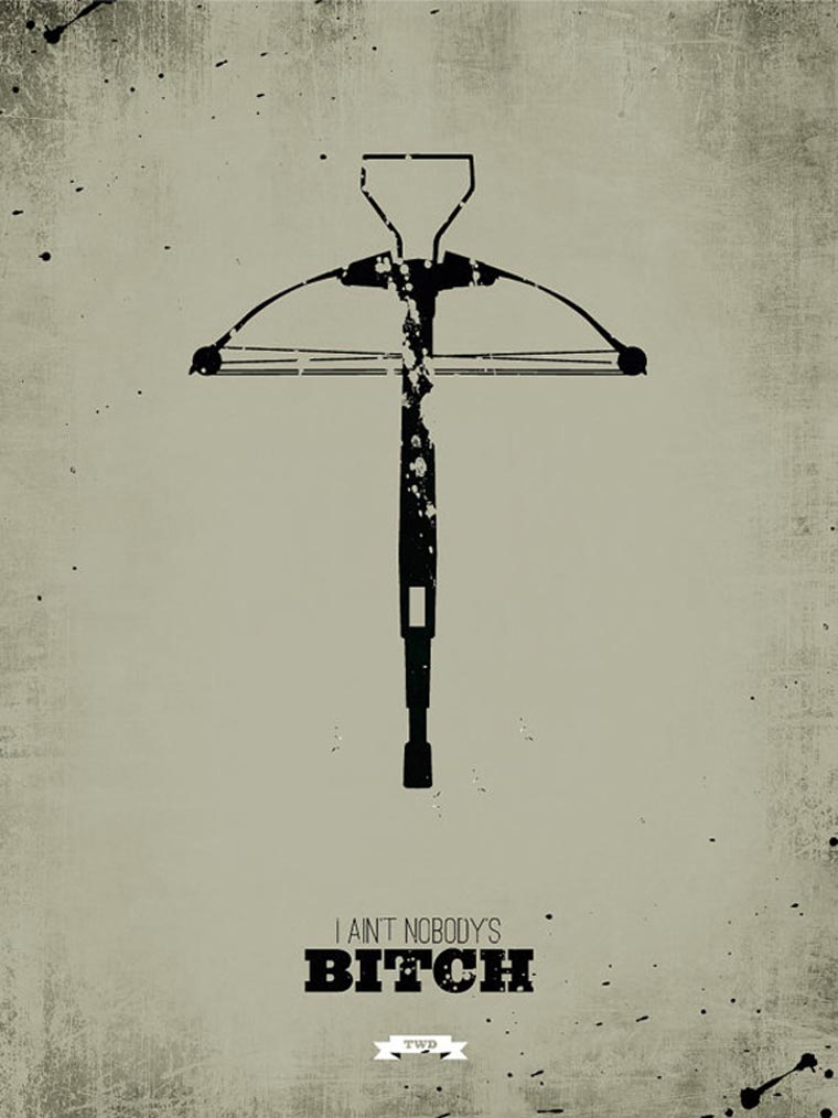The Walking Dead: Minimalistische Poster TWD_minimalistic_posters_02