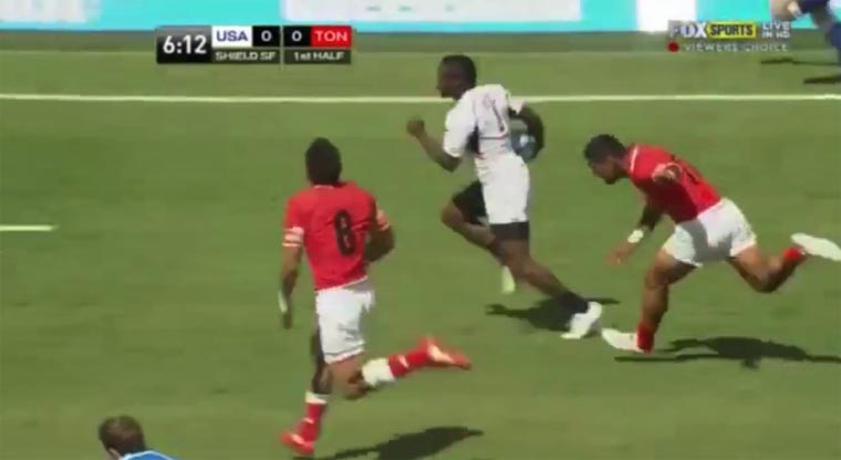 US-Sprinter macht Rugby-Liga unsicher Carlin_Isles 