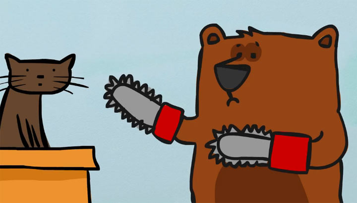 5 Reasons why Chainsaw Bear is secretly sad chainsaw_bear