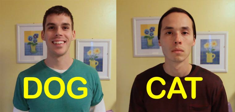 Wenn Menschen wie Haustiere wären dogfriend_catfriend 