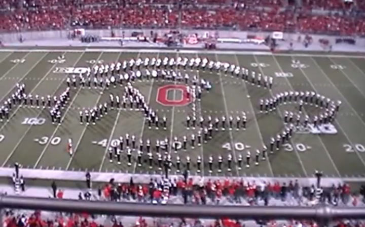 Marschkapelle stellt Videospiele nach ohio_state_videogameband