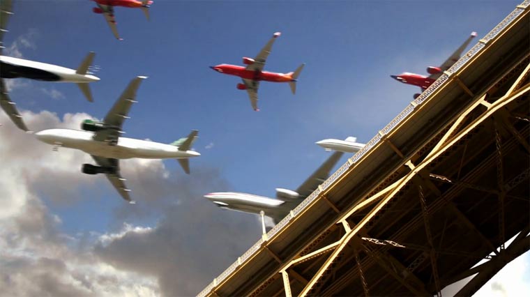 Landeanflugs-Collage san_diego_landings 