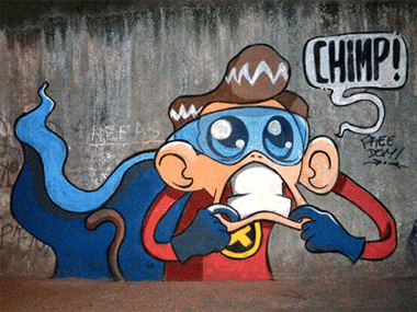 affenstarke GIF-Kunst CHiMP_11 