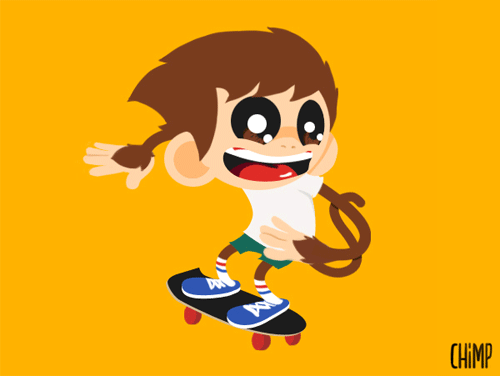 affenstarke GIF-Kunst CHiMP_12 