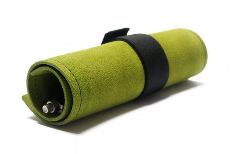 Tubo: elegantes Lederetui DEVALDES_Tubo-Kiwi_01 