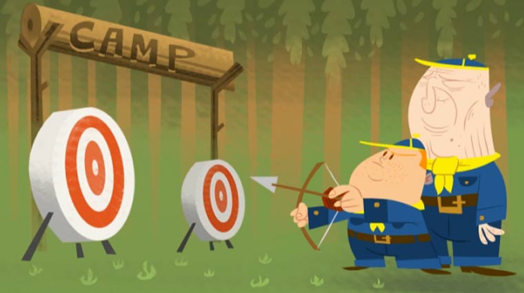 Abzeichenprüfung der Pfeilfinder arrow_of_light 