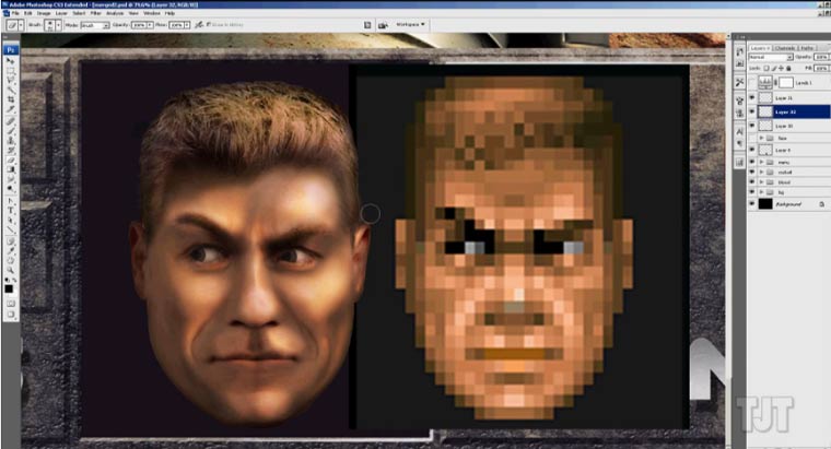 "DOOM" in 9600×7211 Pixeln doom_remastered 