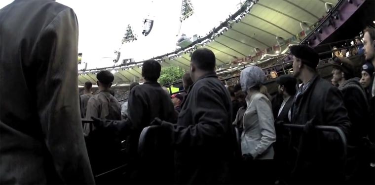 Mittendrin bei der Eröffnungsfeier von Olympia 2012 hiddenolympiccam 