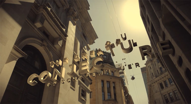 Floating Typography Animation montserrat 
