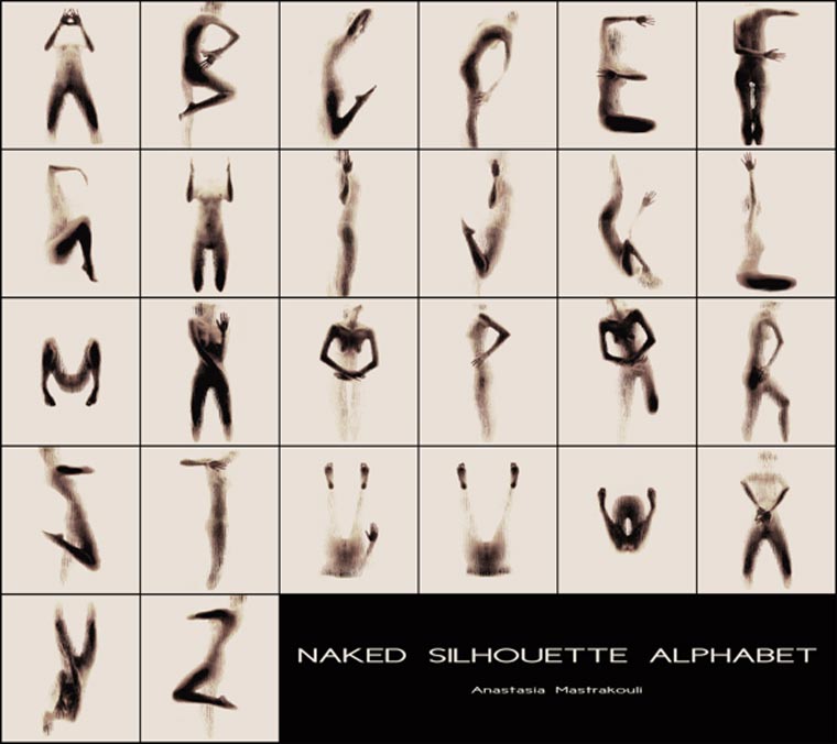 Naked Silhouette Alphabet naked_alphabet_04 