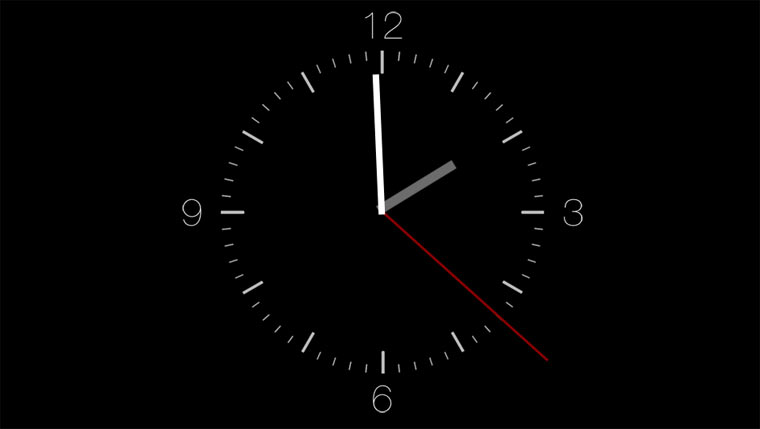 Die Uhr, die euch beim Pünktlichsein hilft on-time-clock