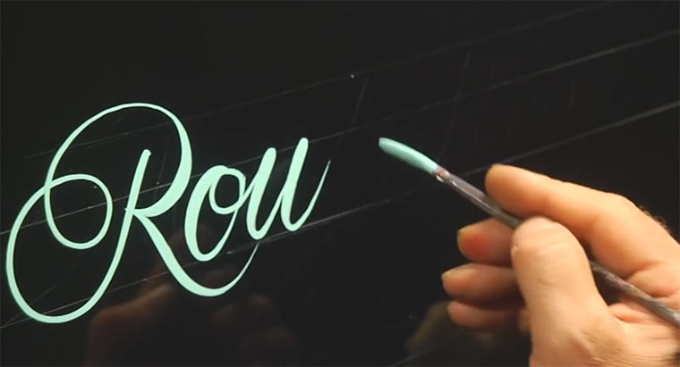 Glen Weisgerber kann besser mit der Hand schreiben als du drucken roundletterhandwriting 