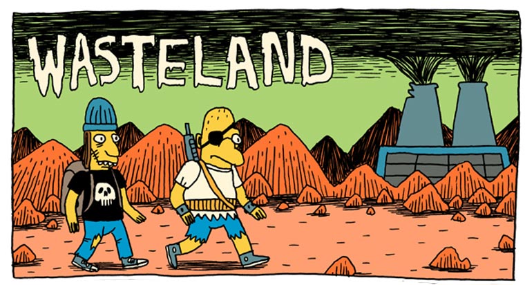 Comic: postapokalyptische Simpsons - Wasteland wasteland_simpsons-comic_01 