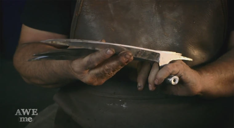 Wolverines Krallen nachgeschmiedet wolverine_claws 