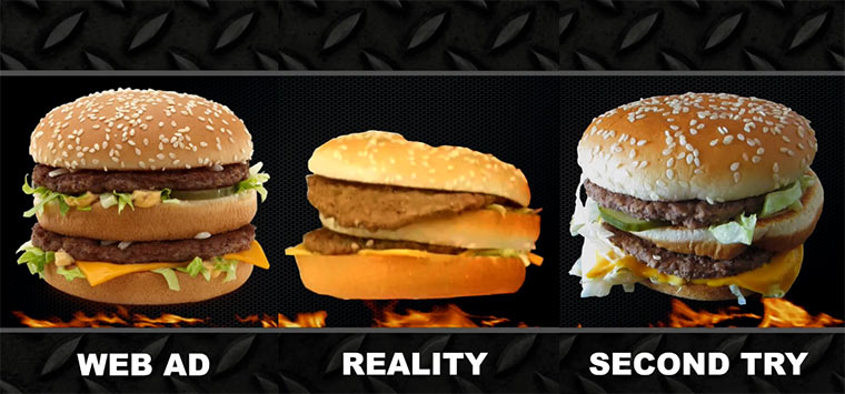 Nach Burger fragen, die wie in der Werbung aussehen Fast-Food_ads-vs-reality 