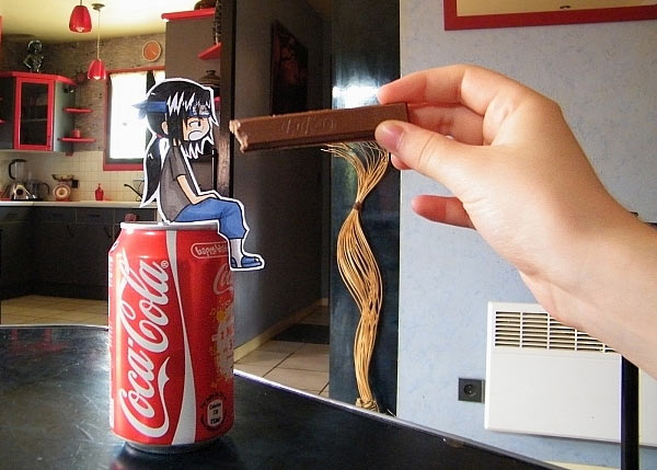 Interaktion mit Papierfiguren Lowra_10 