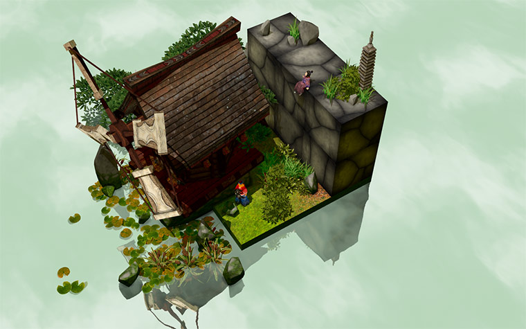 Puzzlespiel mit 4. Dimension Miegakure 