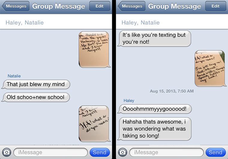 Handgeschrieben auf SMS antworten Handgeschrieben auf SMS antworten Modern-Day-Snail-Mail_01