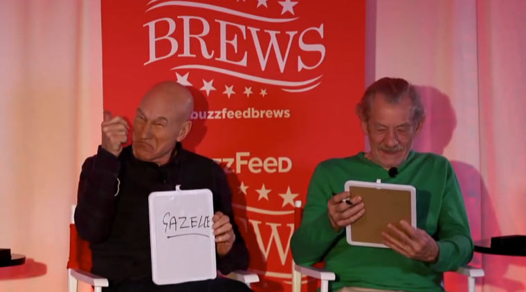 Steward und McKellen im Paartest Sirs 