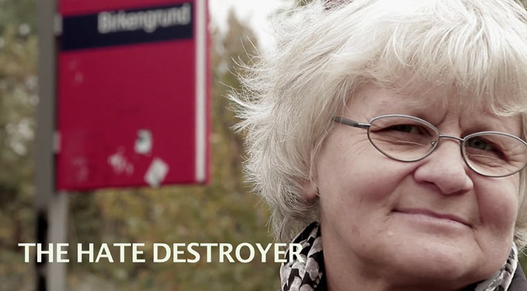 Rentnerin übersprüht Nazi-Dreck The-Hate-Destroyer 