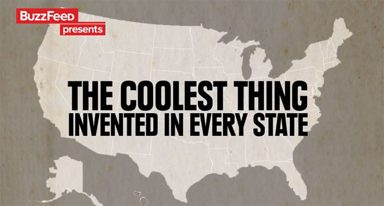 Erfindungen der Vereinigten Staaten Thecoolestthinginventedbyeverystate 