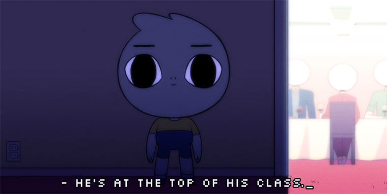 Die Frustration des Kindsein corridors 