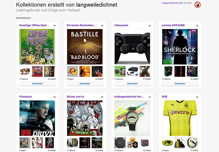 Meine eBay-Kollektionen eBay-Kollektionen_meine_01 