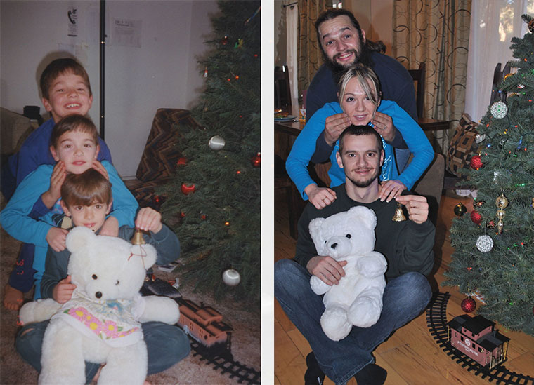 Kinder stellen Kindheitsfotos nach recreate_pics_01 