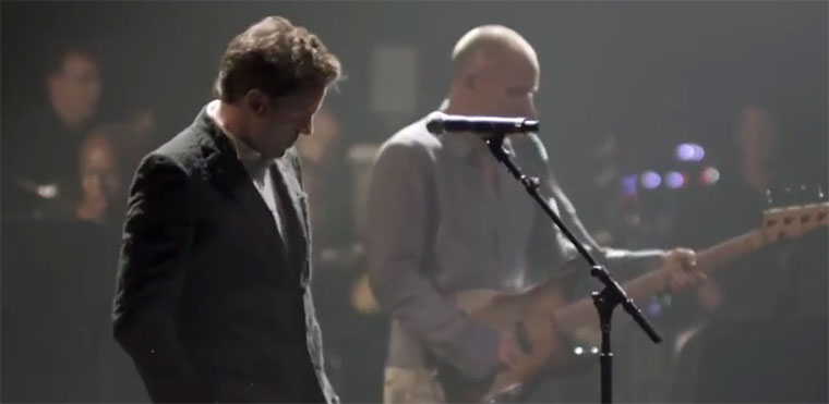 Robert Downey jr. im Duett mit Sting robertdowneysting 