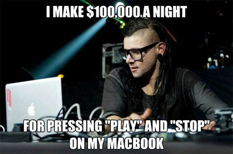 Was DJs eigentlich die ganze Zeit machen skrillex 