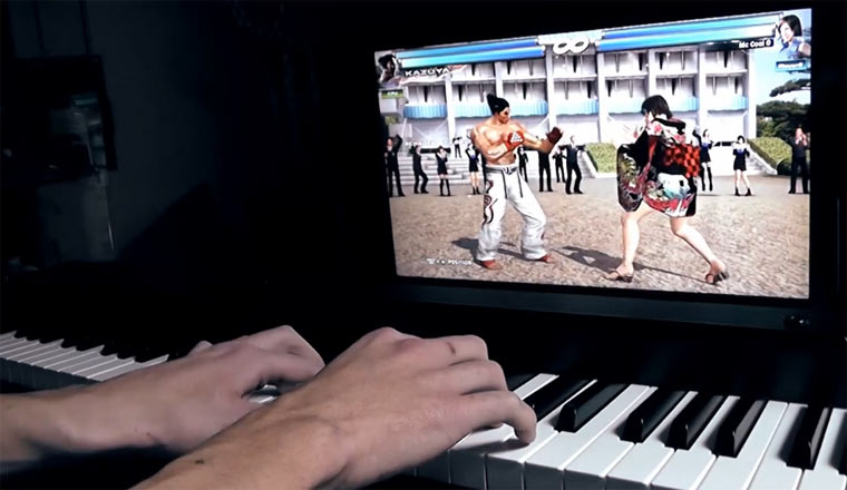 Tekken auf dem Keyboard spielen tekken-piano 