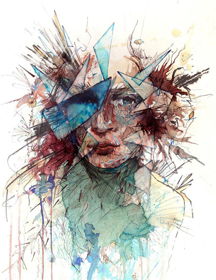 Portraits aus Wodka, Whisky, Tee & Tinte Carne_Griffiths_02 