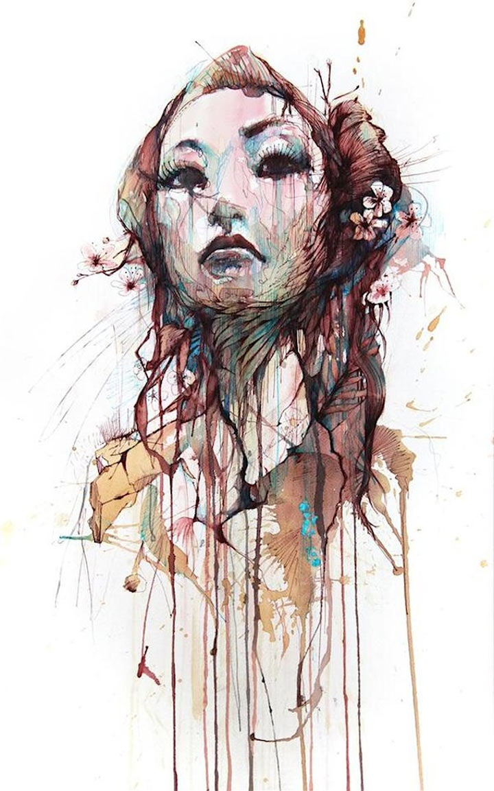 Portraits aus Wodka, Whisky, Tee & Tinte Carne_Griffiths_04 