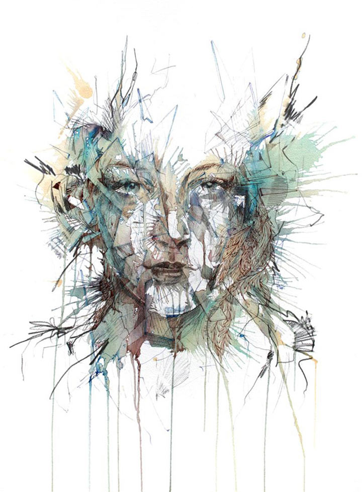 Portraits aus Wodka, Whisky, Tee & Tinte Carne_Griffiths_05 