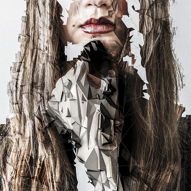 Polygon-zerstörte Frauenportraits Jake_Stollery_01 