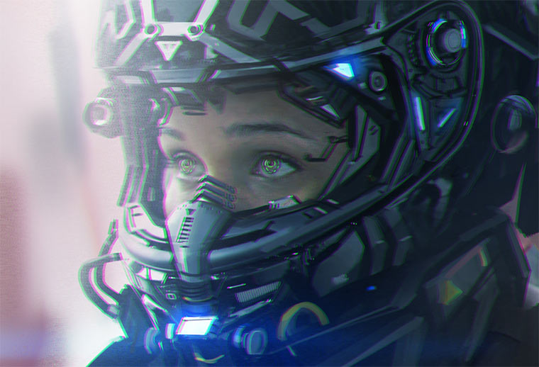 Digital Paintings: San San San-San_01 