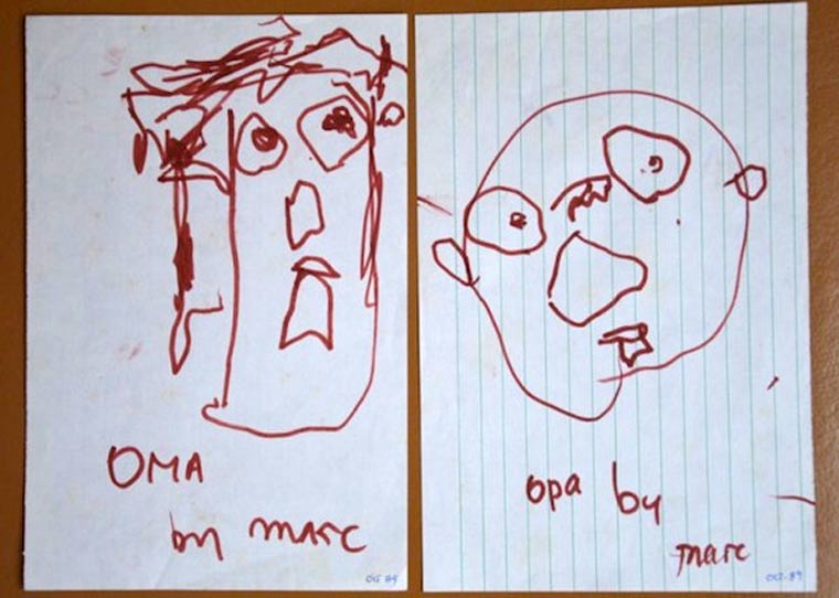 Werke eines Künstlers vom 2. bis 25. Lebensjahr marc_2-25_01 