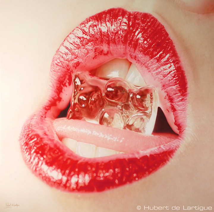 realistische Malerei: French Lips Hubert_de_Lartigue_02 