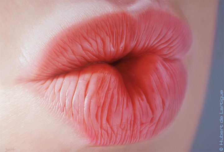 realistische Malerei: French Lips Hubert_de_Lartigue_04 