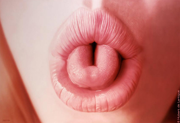 realistische Malerei: French Lips Hubert_de_Lartigue_05 