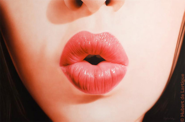 realistische Malerei: French Lips Hubert_de_Lartigue_07 