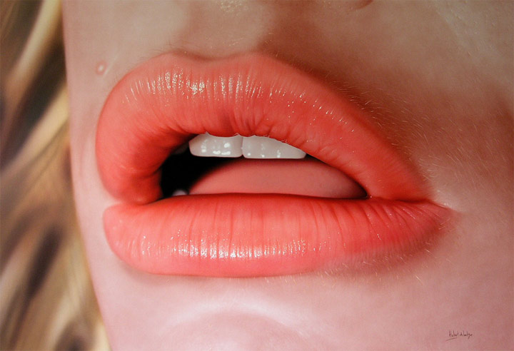 realistische Malerei: French Lips Hubert_de_Lartigue_09 