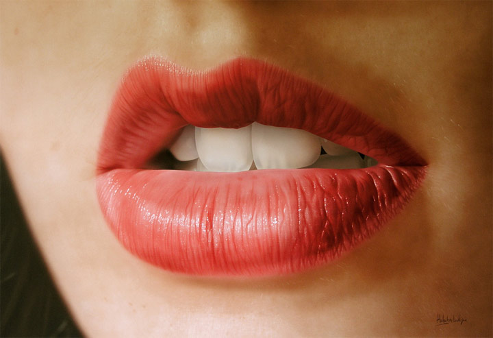 realistische Malerei: French Lips Hubert_de_Lartigue_13 