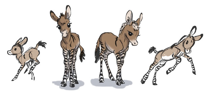 Tierillustrationen von A bis Z A-to-Zoo_01 