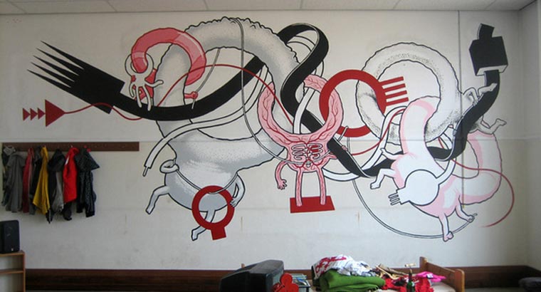 Wandillustrationen von Daan Botlek Daan_Botlek_04 