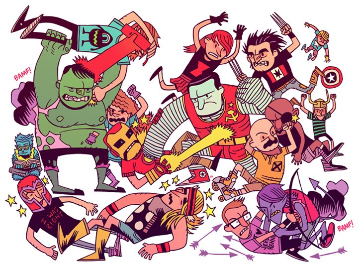 Mashup-Illustrationen: Dan Hipp Dan_Hipp_07 