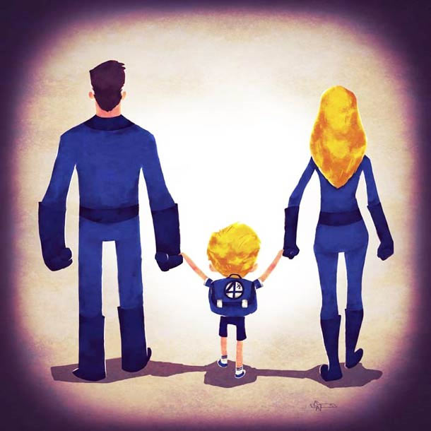 Sweet: Superheldenfamilien Superhero_Families_07 