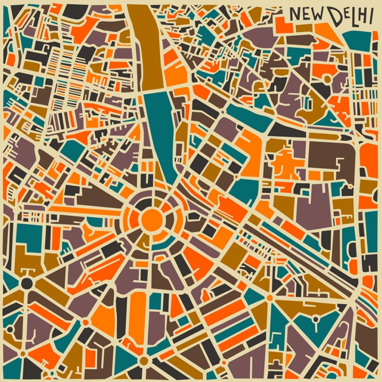 Abstrakte Metropolenkarten abstract_city_maps_05 
