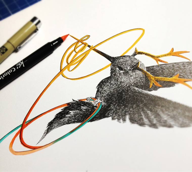 Illustration & Timelapse: Elfan elfandiary_dailytimelapse_05