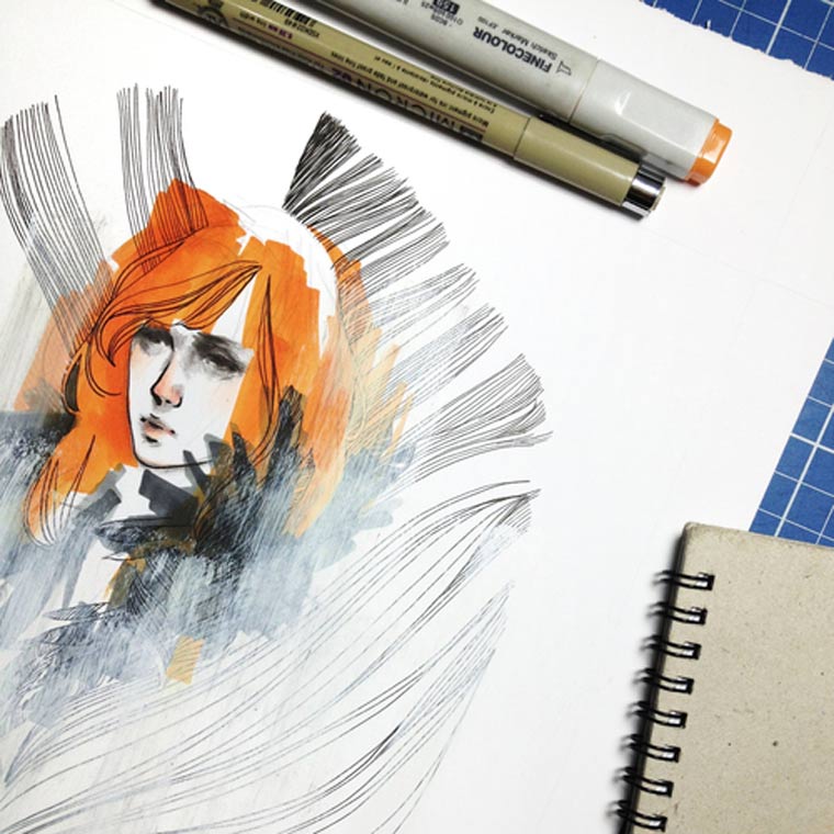 Illustration & Timelapse: Elfan elfandiary_dailytimelapse_07